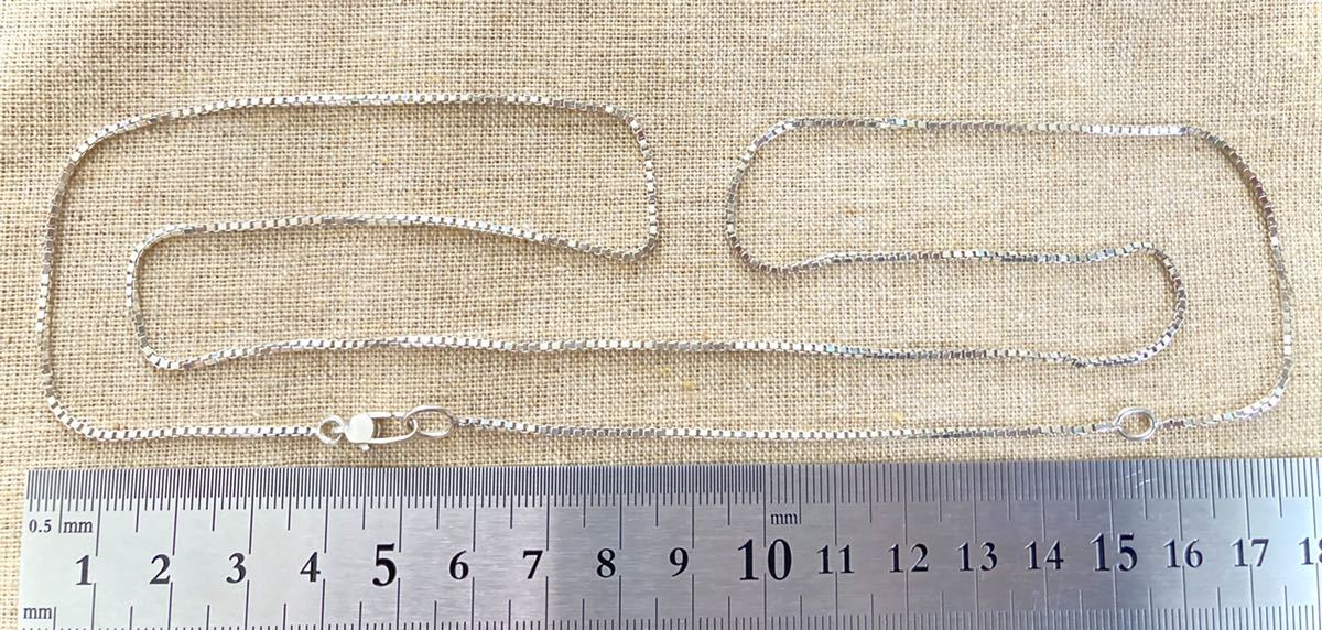 [ prompt decision / postage included ] regular goods GUCCI/ Gucci Venetian chain necklace silver 925/ sterling silver (65.5-75.5)