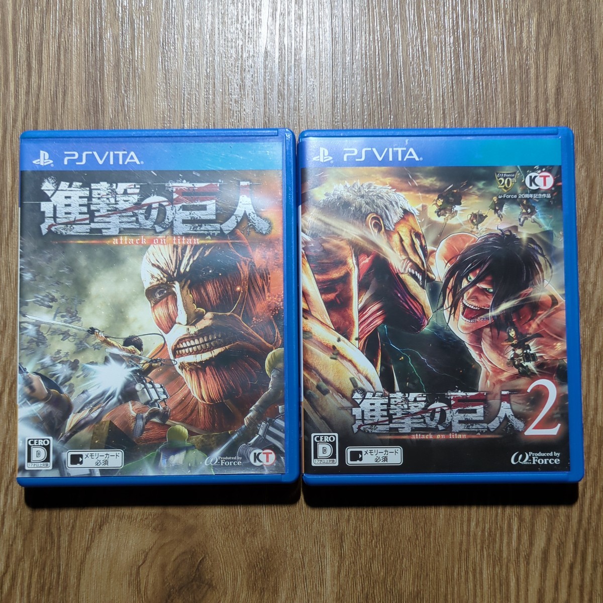 進撃の巨人 2点セット 進撃の巨人2 ファイナルバトル PsVita進撃の巨人2本セット