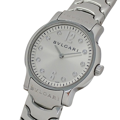 春新作の ブルガリ BVLGARI 磨き済み シルバー ST29S SS ステンレス QZ