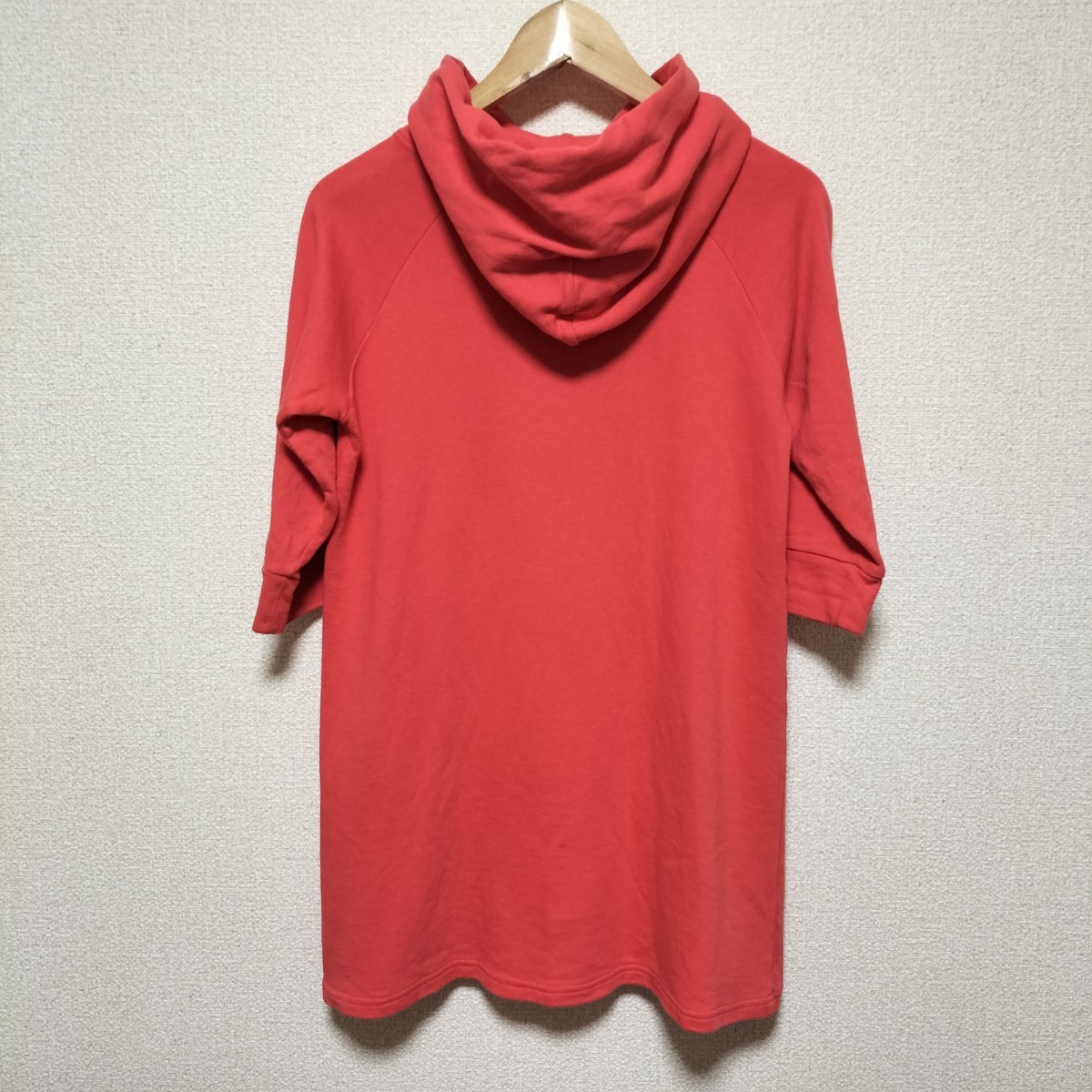 beautiful goods *BEAMS BOY pull over sweat Parker f-ti- tops tunic cotton F long sleeve Beams Boy brand old clothes USED