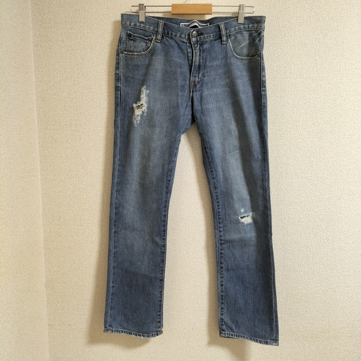 *OLD GAP 2010 год производства Denim брюки обтягивающий повреждение джинсы ji- хлеб низ Gap Old Vintage редкость бренд б/у одежда USED