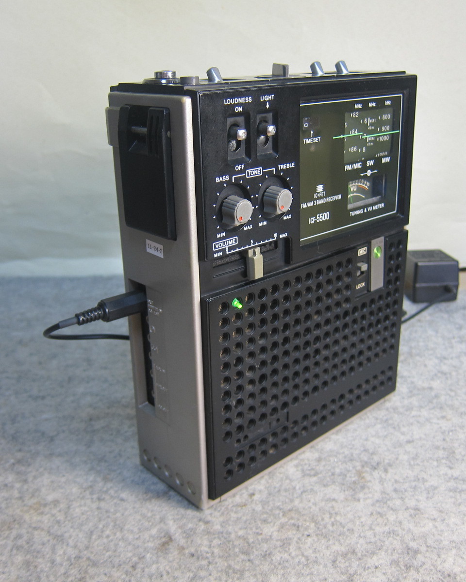 SONY ソニー スカイセンサー ICF-5500 ワイドFM対応 FMバンド専用機 MF