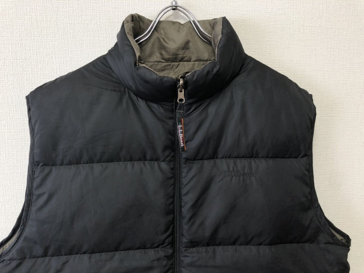 新年の贈り物 エルエルビーン VEST DOWN VINTAGE L.L.BEAN XL 黒 90's