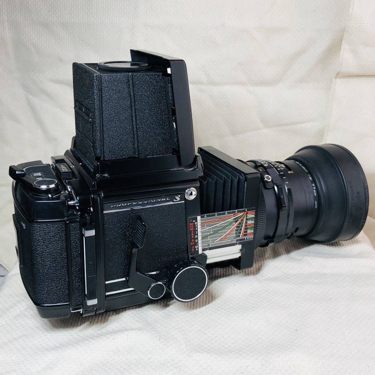 Mamiya マミヤ RB67 プロS/ レンズSEKOR C1:3.8 f=90mm / ファインダー/ポラロイドバック /ストラップ×2 フィルムカメラ 動作未確認 現状_画像3
