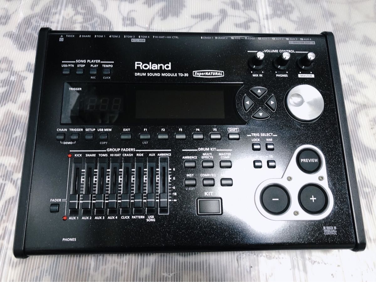 Roland TD-30 v1 13(最新) 電子ドラム 音源モジュール (2)｜PayPayフリマ