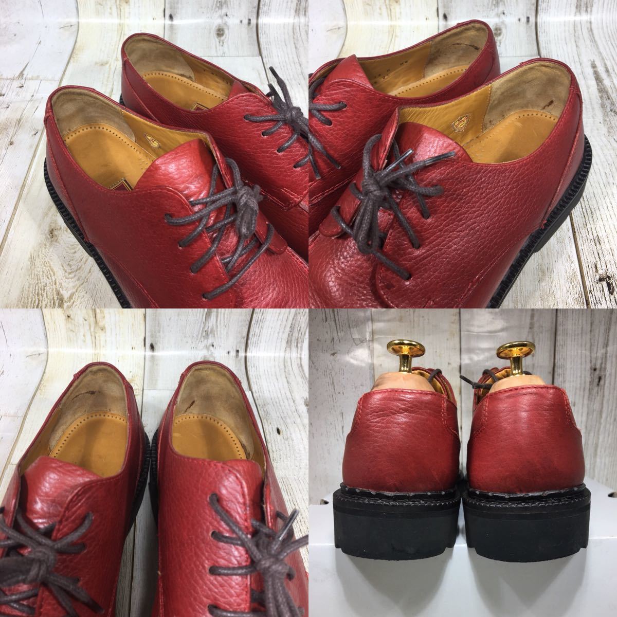 Cole Haan コールハーン レッド Uチップ 26-6.5cm_画像3