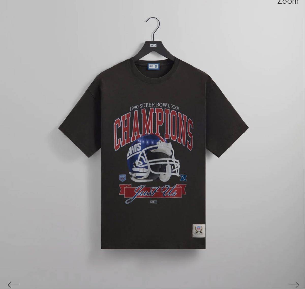 twice モモ 着用 Kith for the NFL: Giants Superbowl Vintage Tee ビンテージ tシャツ _画像2