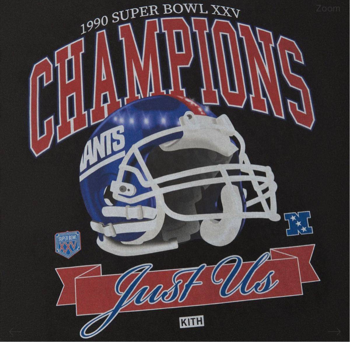 twice モモ 着用 Kith for the NFL Giants Superbowl Vintage twice モモ 着用 Kith for the NFL Giants Superbowl Vintage