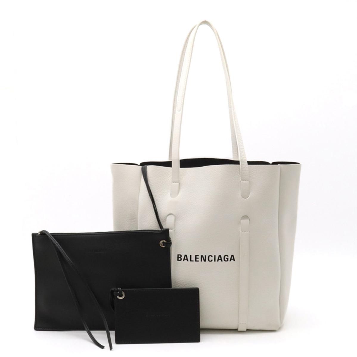 日本最級 トート エブリデイ バレンシアガ BALENCIAGA XS 白 ホワイト