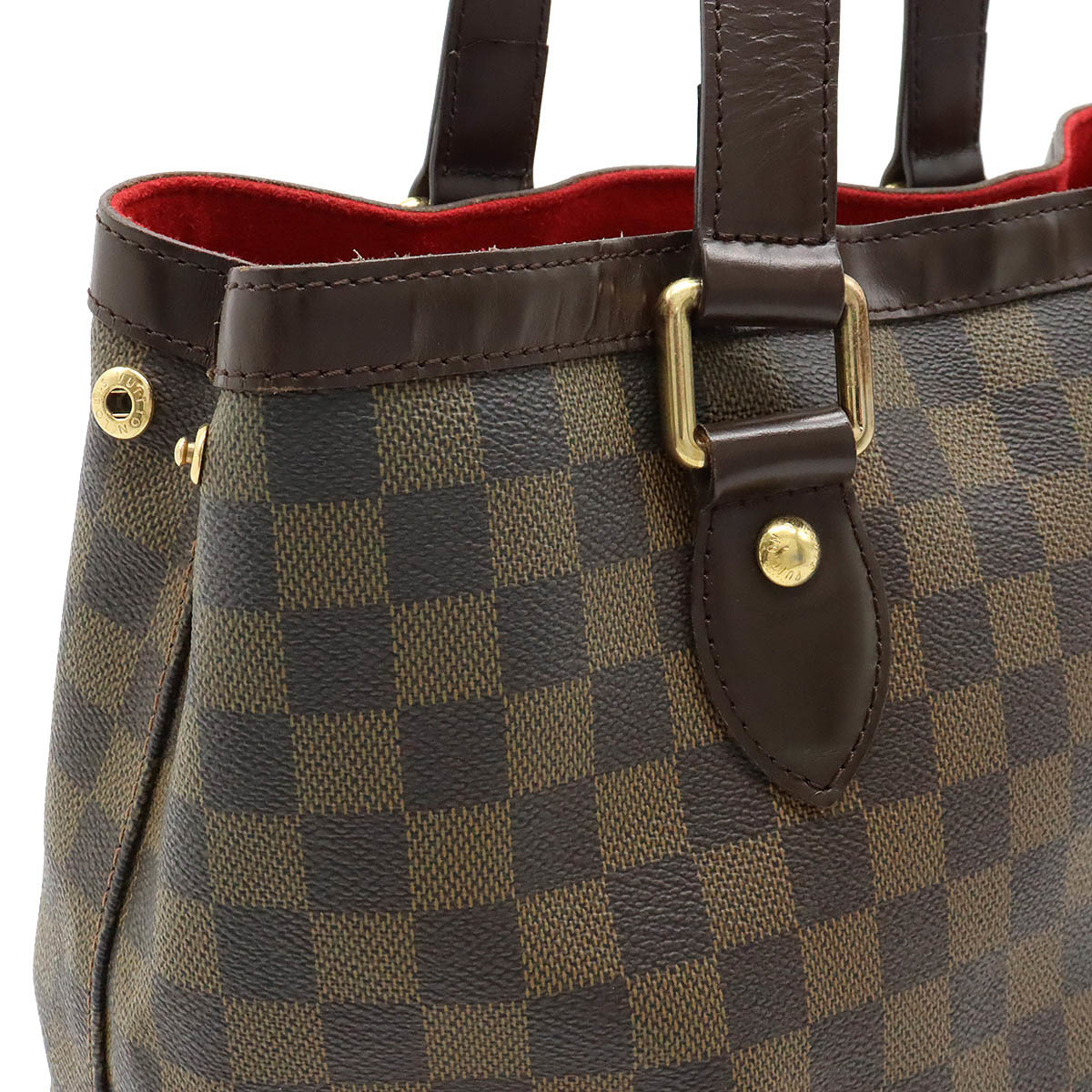 LOUIS VUITTON ルイ ヴィトン ダミエ ハムステッドPM トートバッグ ショルダーバッグ セミショルダー 肩掛け_画像6