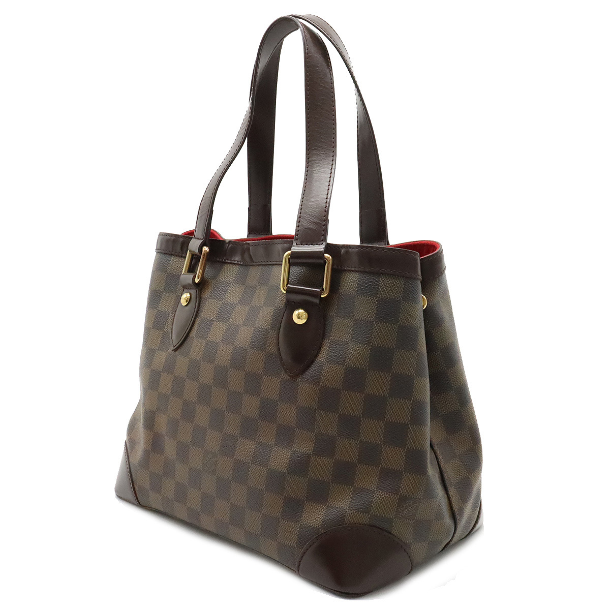 LOUIS VUITTON ルイ ヴィトン ダミエ ハムステッドPM トートバッグ ショルダーバッグ セミショルダー 肩掛け_画像2