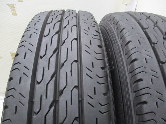 185-75R15 106/104L LT 9分山 ブリヂストン R680 2019年製 中古タイヤ【2本】送料無料(M15-5110）_画像3