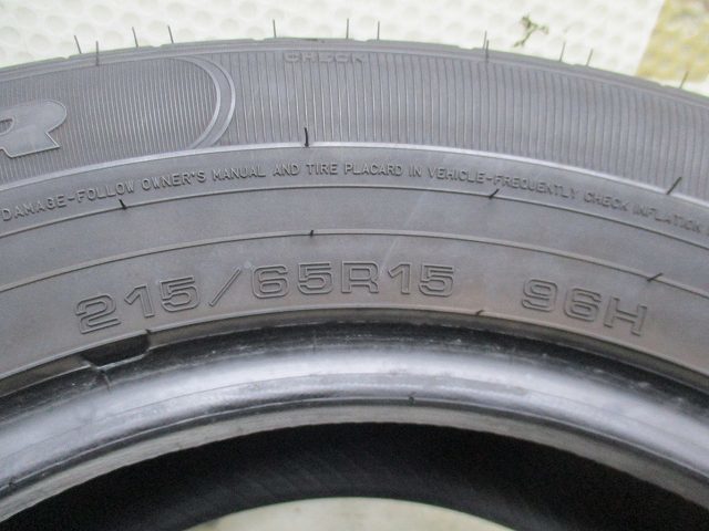 215-65R15 8.5分山 グッドイヤーGTエコステージ 2020年製 中古タイヤ【2本】送料無料(M15-5188）_画像5