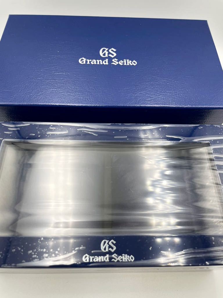未使用品 グランドセイコー 特製ボックス ブルー 時計BOX 2本用 非売品 時計ケース GRAND SEIKO 60周年 スプリングドライブ 箱_画像2