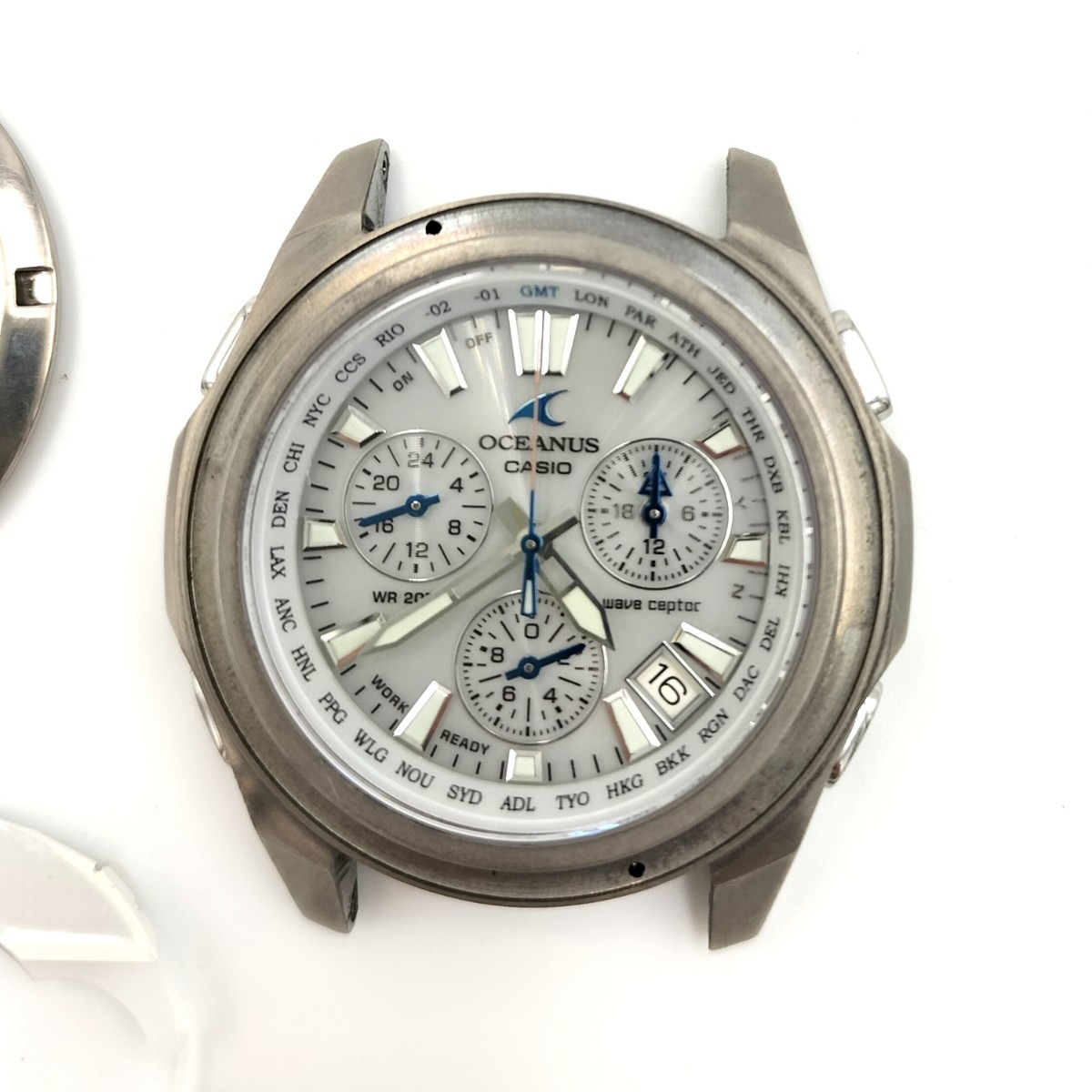 【大特価!!】 腕時計 正常動作 OCW-650T 電波ソーラー オシアナス カシオ 部品 OCEANUS
