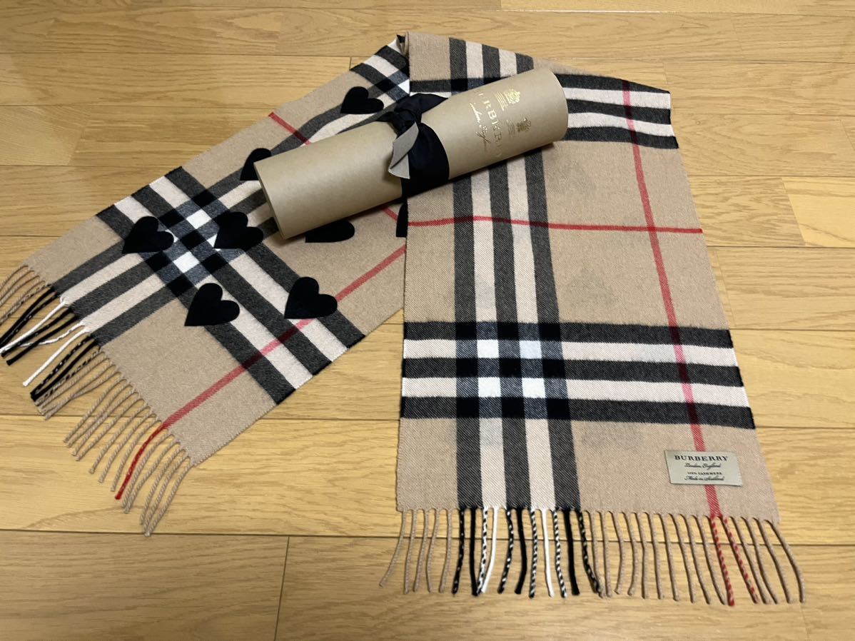 大人気 BURBERRY バーバリー リバーシブル 美品 送料無料!! カシミア