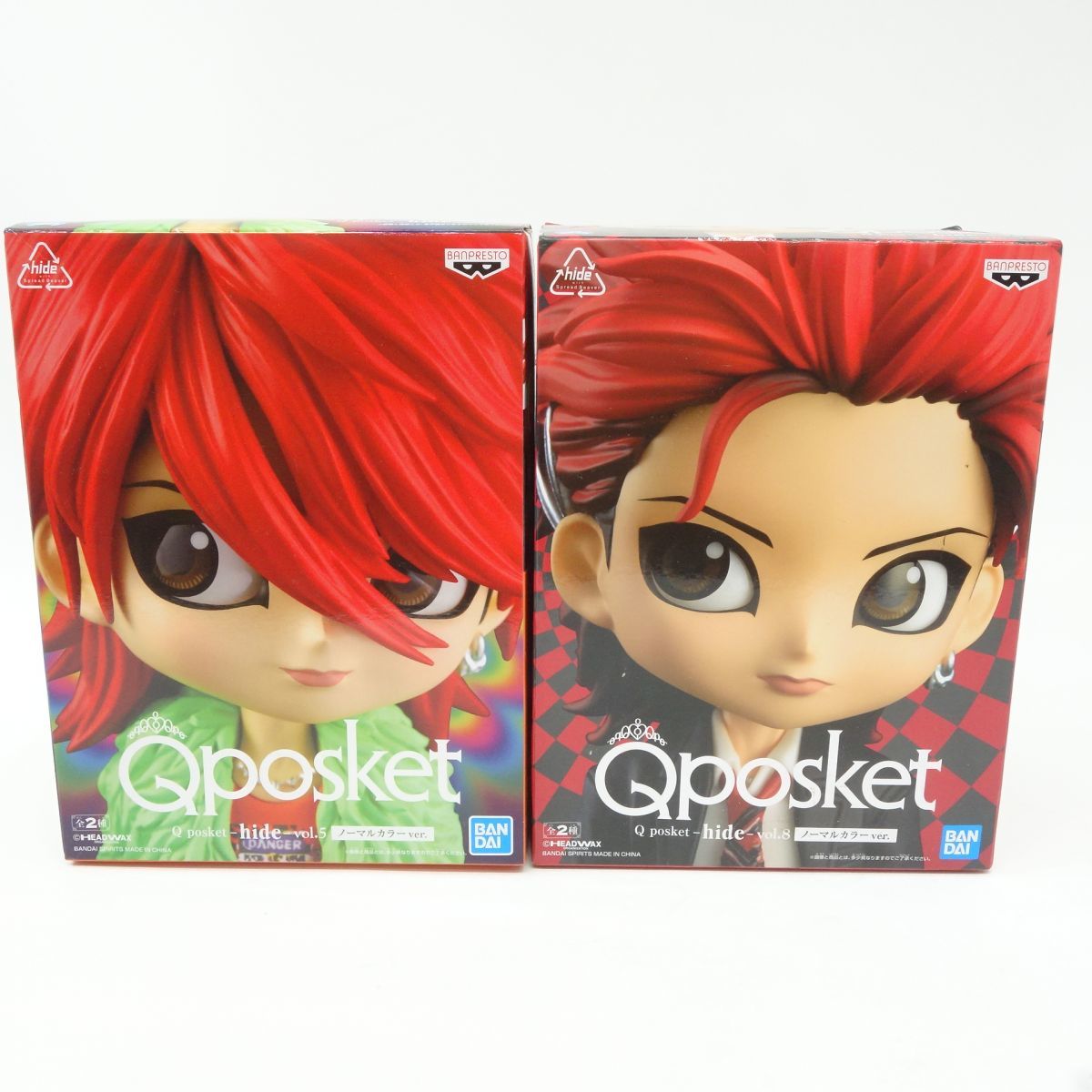 030 Qposket hide ノーマルカラー vol.5/vol.8 メタリックカラー vol.8 計3点セット フィギュア 未開封有　※中古_画像2