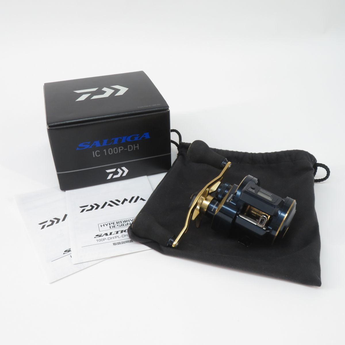 未使用品】 21 ダイワ DAIWA 123s SALTIGA ※中古 ベイトリール 右