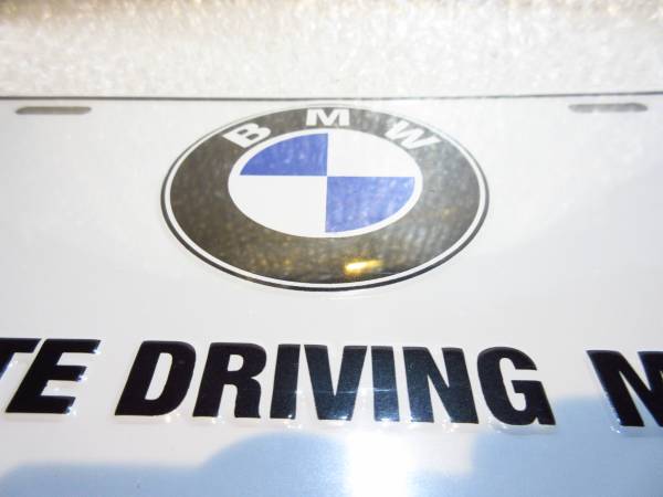 【Spiral】BMW ULTIMATE DRIVING MACHINE CMプレート 新品/_画像2