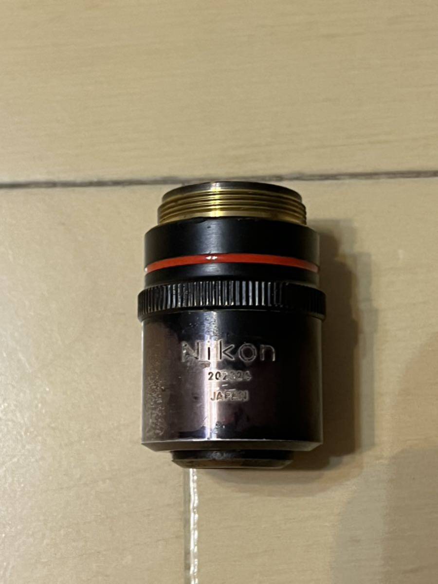 ★ニコン NIKON 顕微鏡 位相差 対物レンズ Plan4 DL★現状品★_画像2