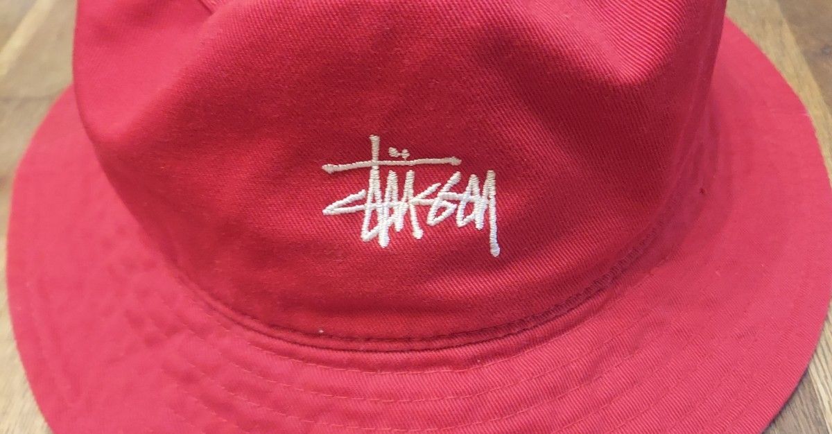 STUSSY バケットハット 90s 木村拓哉着用　レア　旧タグ　ビンテージ