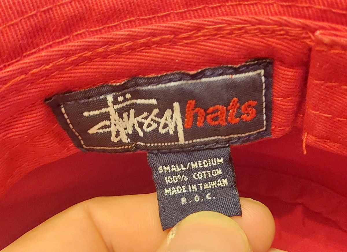 STUSSY バケットハット 90s 木村拓哉着用 レア 旧タグ STUSSY バケットハット 90s 木村拓哉着用 レア 旧タグ