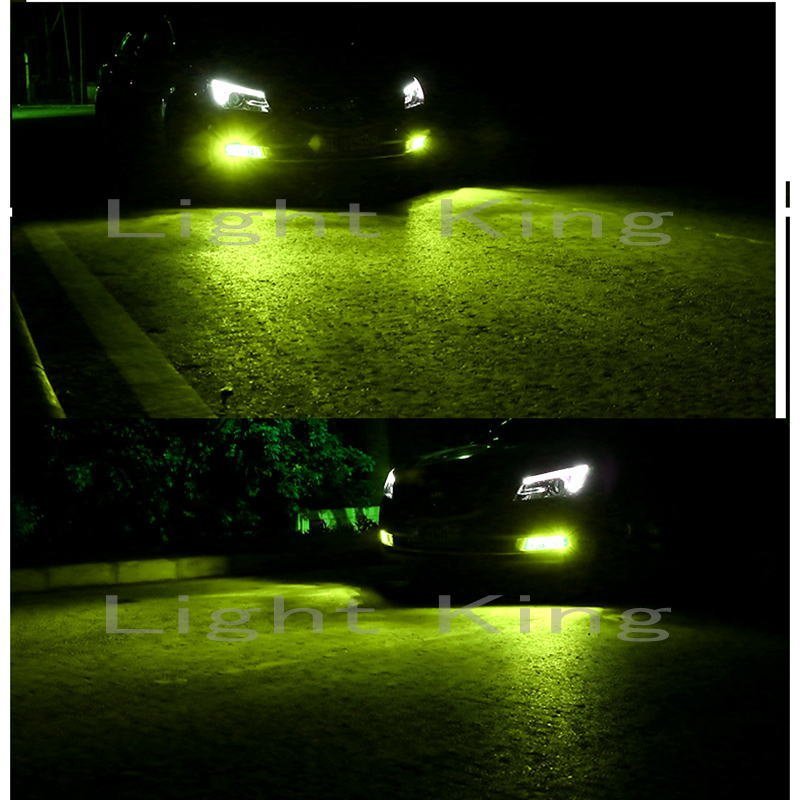 280000cd NEW 超爆光 80W x 2灯 新商品 ライムグリーン 綺麗な緑色 20000LM ファン付 USA CREE LED ヘッドライト フォグランプ H8/H11/H16_画像3