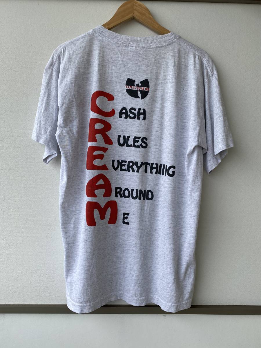 WU-TANG CLAN CREAM ウータン クラン クリーム ラップT RAPTEE WU-TANG CLAN CREAM ウータン クラン クリーム ラップT RAPTEE