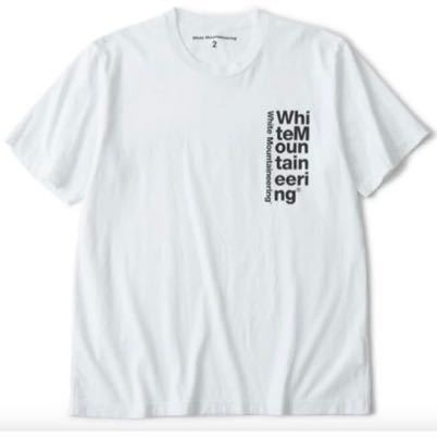 最旬トレンドパンツ White Mountaineering　LOGO T-SHIRT ホワイトマウンテニアリング　カットソー　SIZE2 白半袖Tシャツ トップス