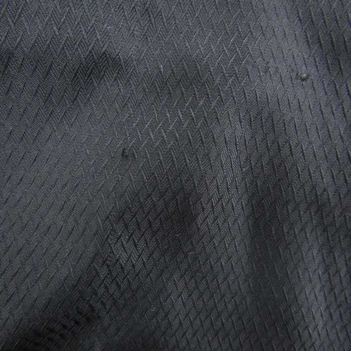 アシックス ナイロンジャケット ジップアップ 袖リブ スポーツウェア 日本製 メンズ Mサイズ ブラック asics_画像4