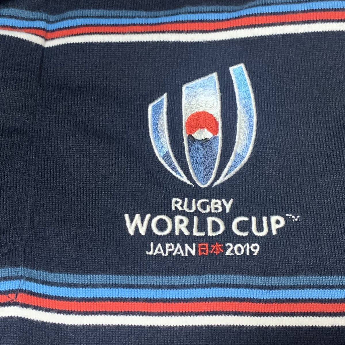 【美USED!】2019ラグビーワールドカップ 日本大会 WORLD CUP 記念ポロシャツ 日本代表 BRAVE BLOSSOMS カンタベリー