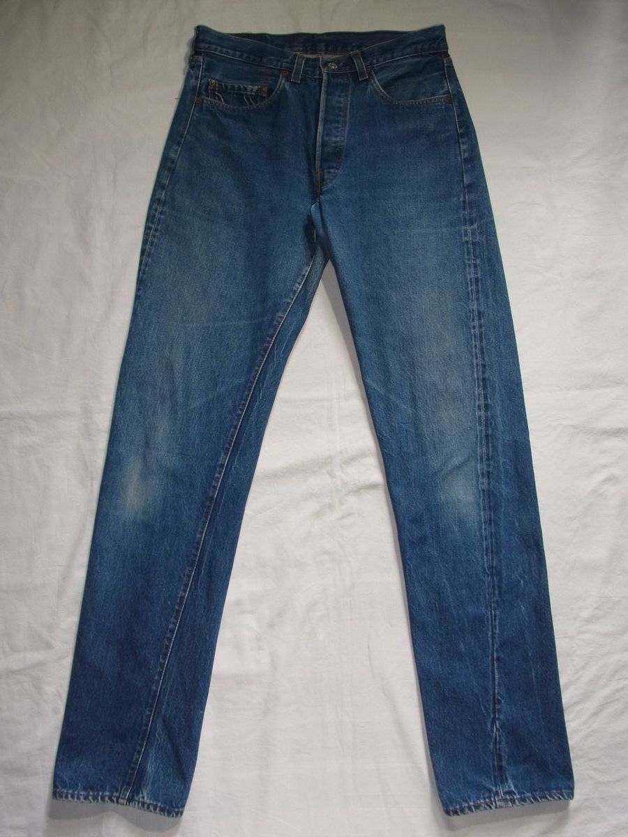 ☆ 80s USA製 ビンテージ Levi's リーバイス 501 赤耳 デニム パンツ W33 ☆古着 1982年製造 ボタン裏524 CARE オリジナル ハチマル 66 70s_画像1