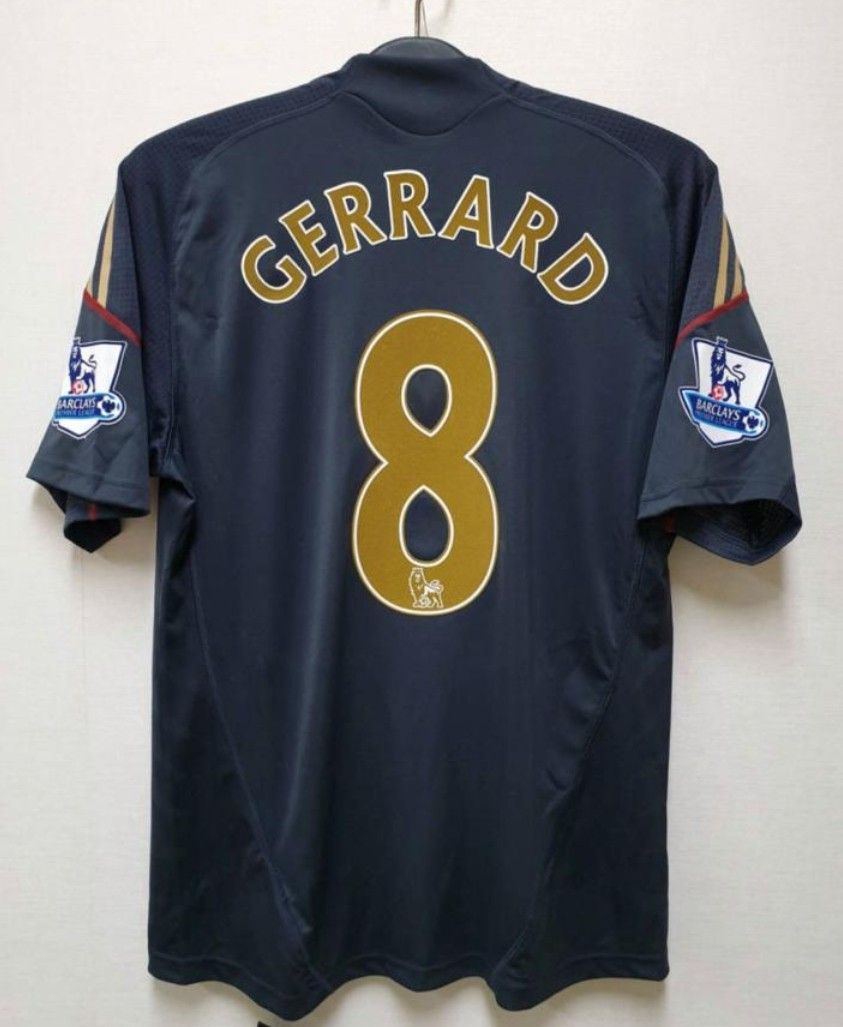 09-10リバプール(A)#8 ジェラード GERRARD 選手用半袖ユニフォーム adidas