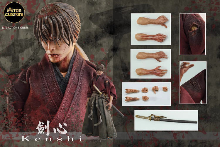 新品未開封 atoncustom 剣心 戦闘版 1/12フィギュア(検coomodel PCTOYS