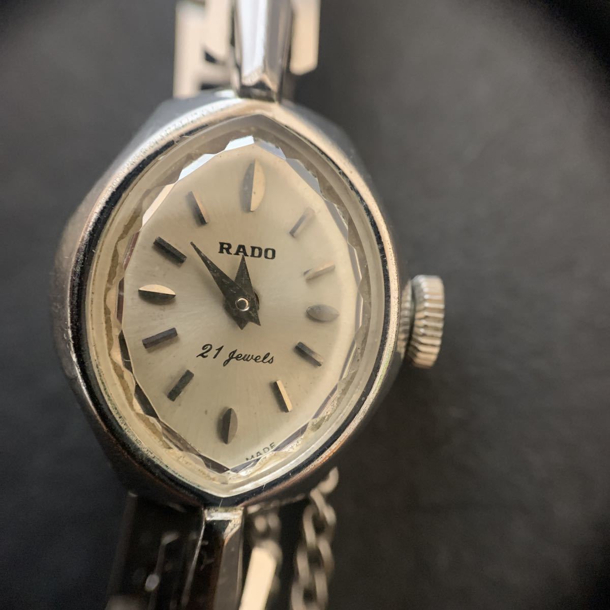 RADO ラドー 21JEWELS 手巻 レディース腕時計 A20680 稼働品_画像1