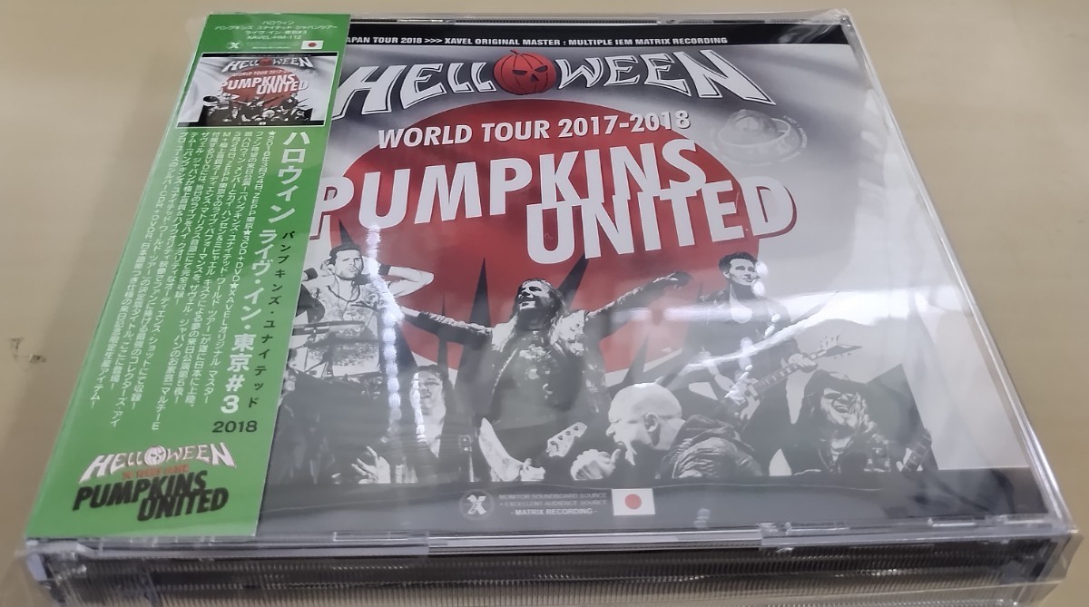 送料無料 Helloween (3CD＋ボーナス) Pumpkins United in Tokyo 3rd Night_画像1