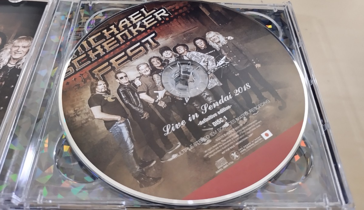 送料無料 Michael Schenker Fest (2CD) Live in Sendai 2018 -Definitive Edition-_画像3