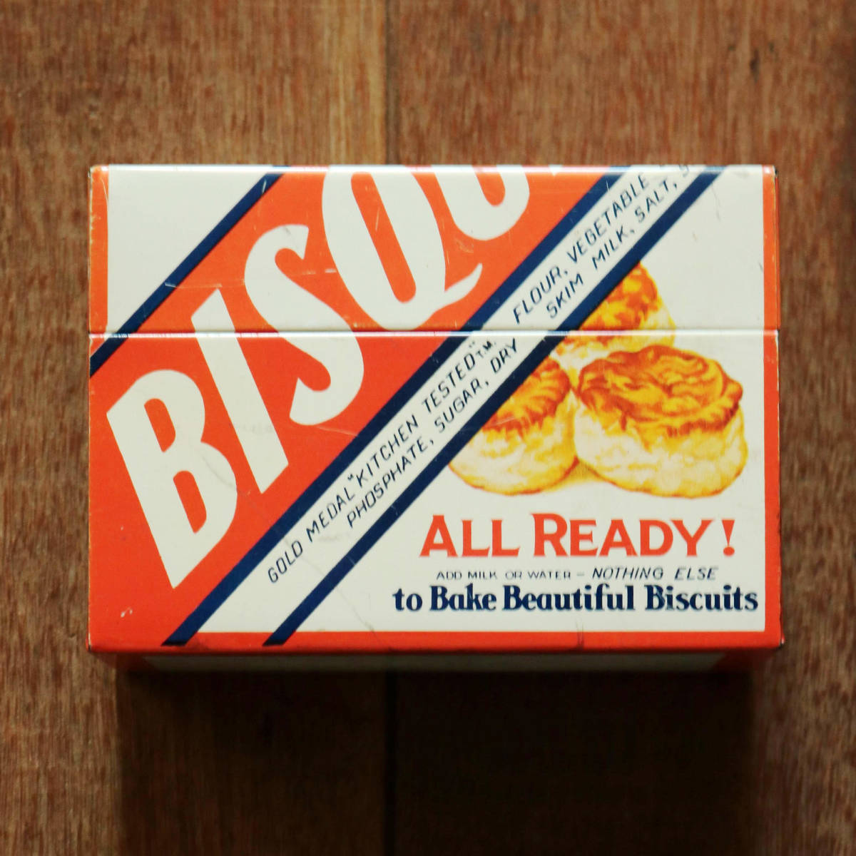 BISQUICK ビスクイック レシピボックス / レシピカード付 / 1970年代製 70's アメリカ ヴィンテージ USA TIN 缶 _画像6