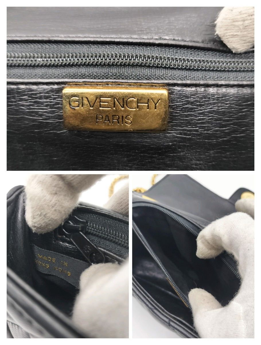 美品】ジバンシー GIVENCHY キルティング チェーン ショルダーバッグ