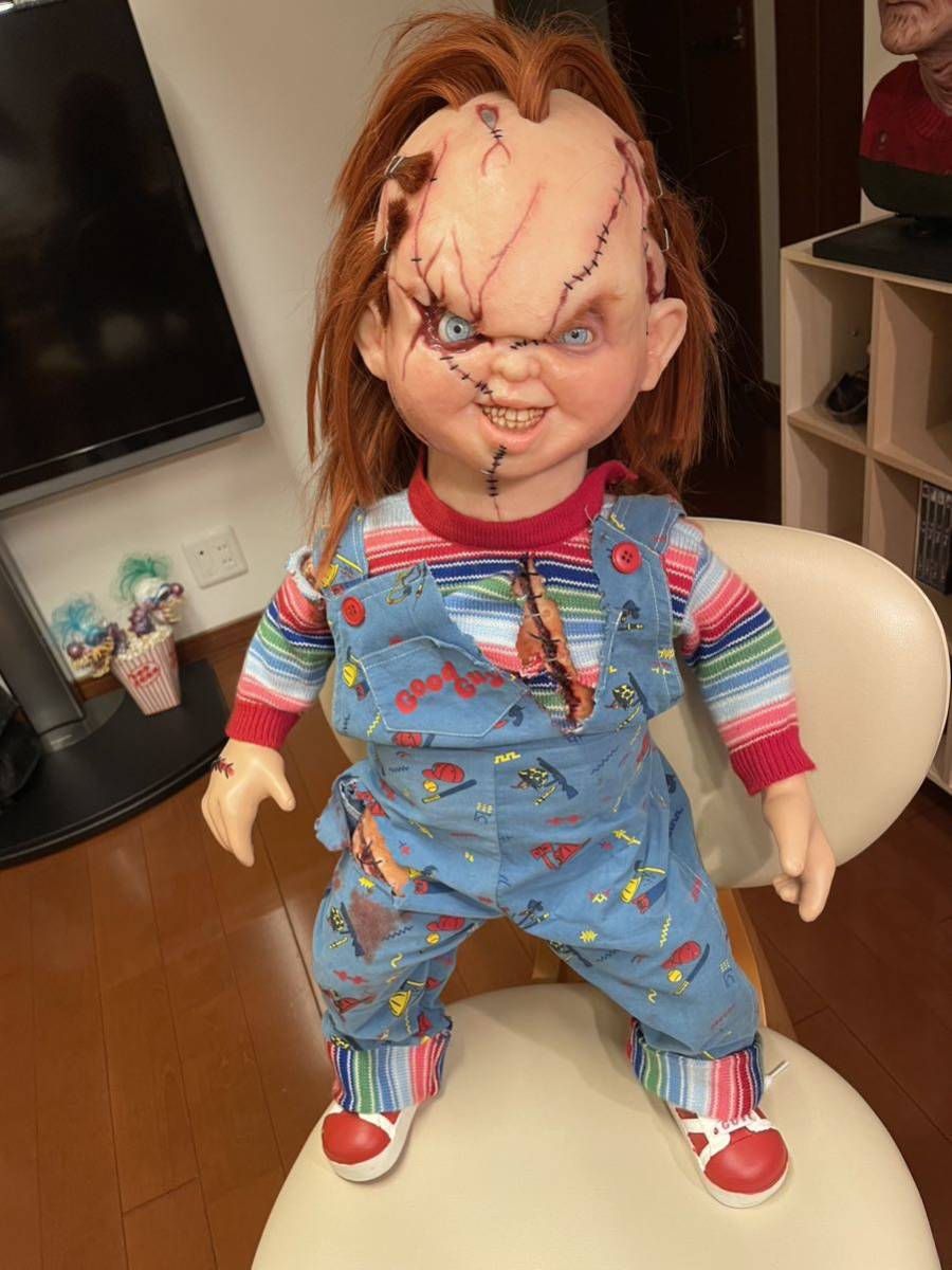 chucky チャイルドプレイ チャッキー 等身大 ライフサイズ フィギュア 人形 海外  限定(SF、ファンタジー、ホラー)｜売買されたオークション情報、ヤフオク! の商品情報をアーカイブ公開