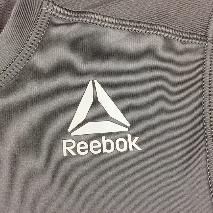 【美品 良品】リーボック reebok コンプレッション インナーウェア グレー メンズ Mサイズ ～#