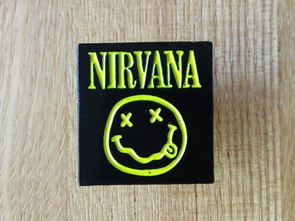 NIRVANA ニルヴァーナ カート コバーン オルタナティヴ ロック 音楽 ピンズ #X04_画像1