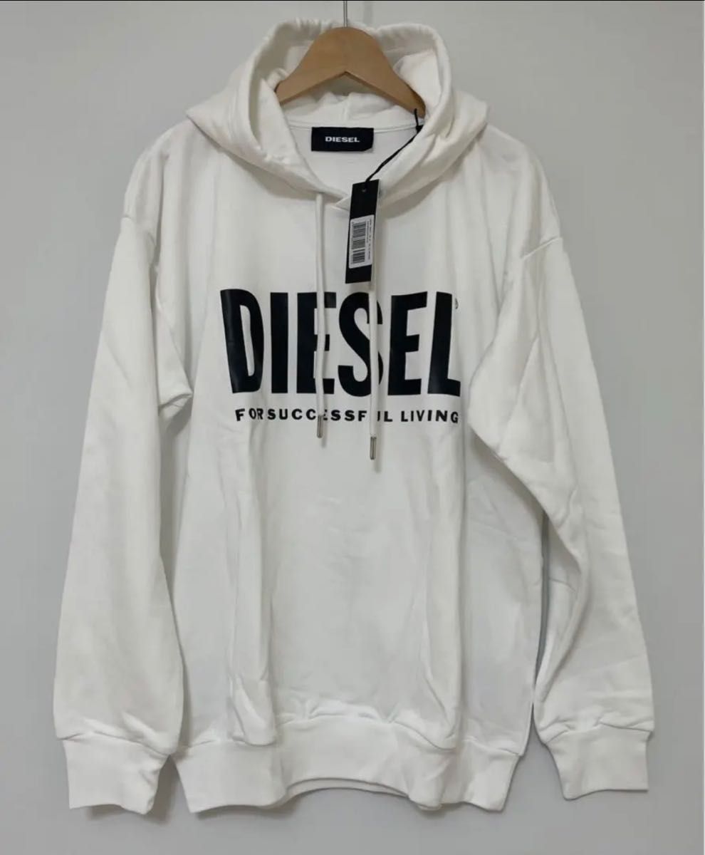 新品】【ディーゼル】 DIESEL スウェット パーカー ホワイト M|PayPay