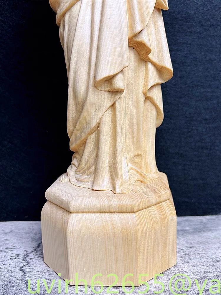 新入荷★イエス キリスト 聖書の聖立像 木彫り 神像 聖母マリア クリスチャン キリスト教_画像5