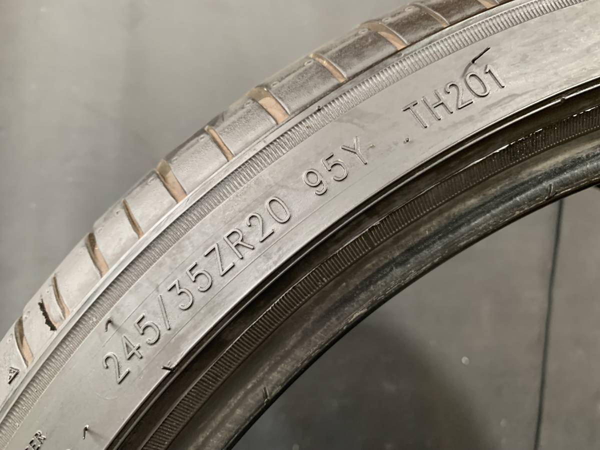 TRIANGLE トライアングル SPORTEX TSH11 245/35ZR20 95Y TH201 残り溝約5.2mm 2021年製 タイヤ 2本セット_画像5