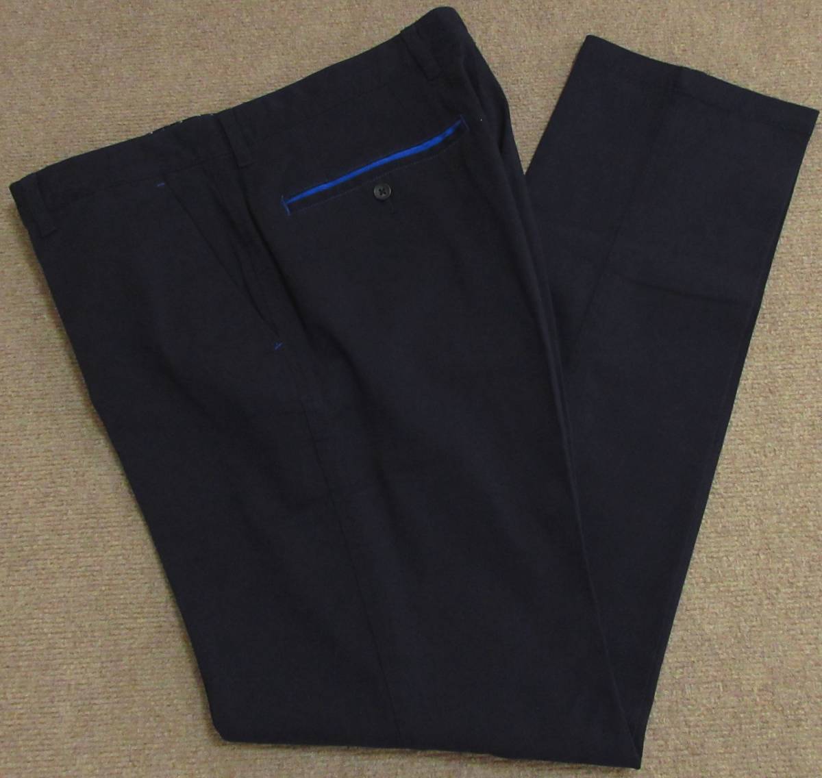 *VAGIIE*SALE стрейч брюки [ темно-синий W105.] осень-зима модель 11204081bajie
