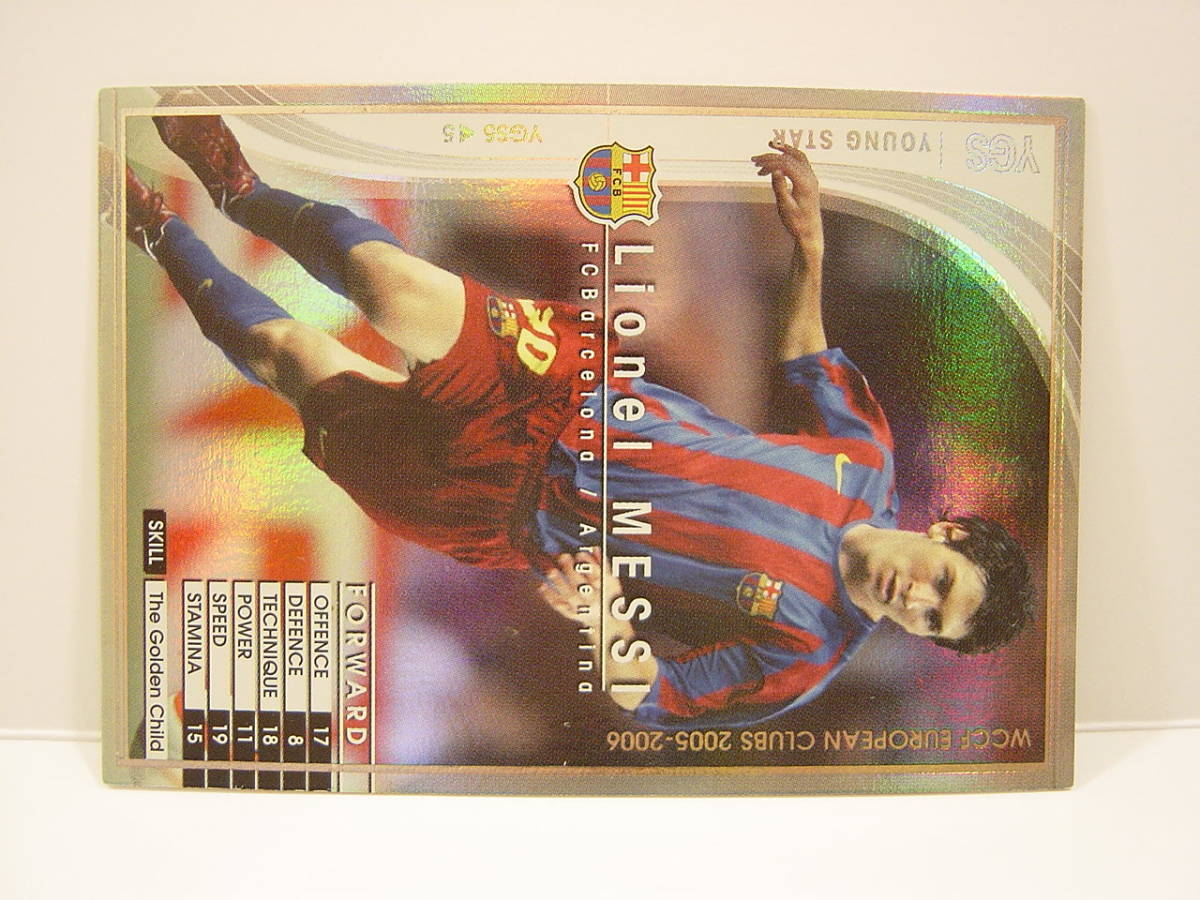 WCCF 2005-2006 YGS リオネル・メッシ　Lionel Messi No.30 FC Barcelona Spain 05-06 Young Star Panini_画像3