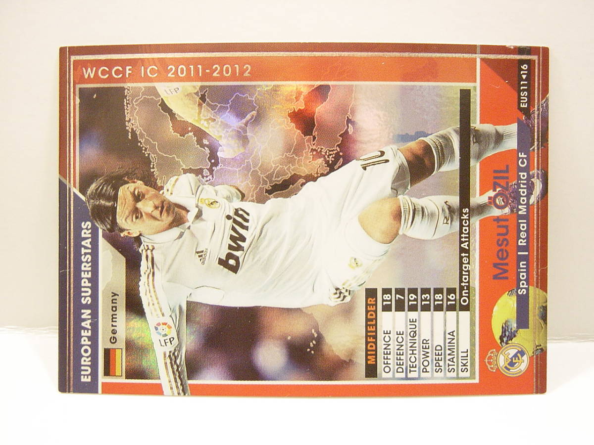 WCCF 2011-2012 EUS メスト・エジル　Mesut Ozil 1988 Germany　Real Madrid CF Spain 11-12 European Superstars_画像2