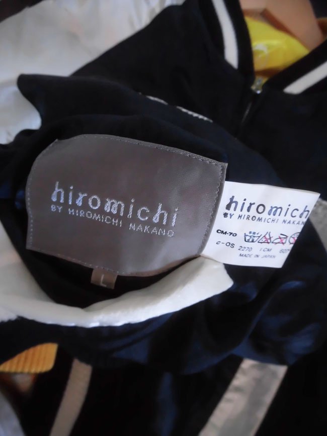 HIROMICHI NAKANO ヒロミチナカノ 虎刺繍 サテンxキルティング 中綿