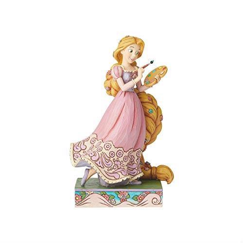 ★送料無料 Enesco Disney Traditions by Jim Shore Tangled Princess Passion Rapunzel Figurine, 7 Inch, Multicolor 一点限り